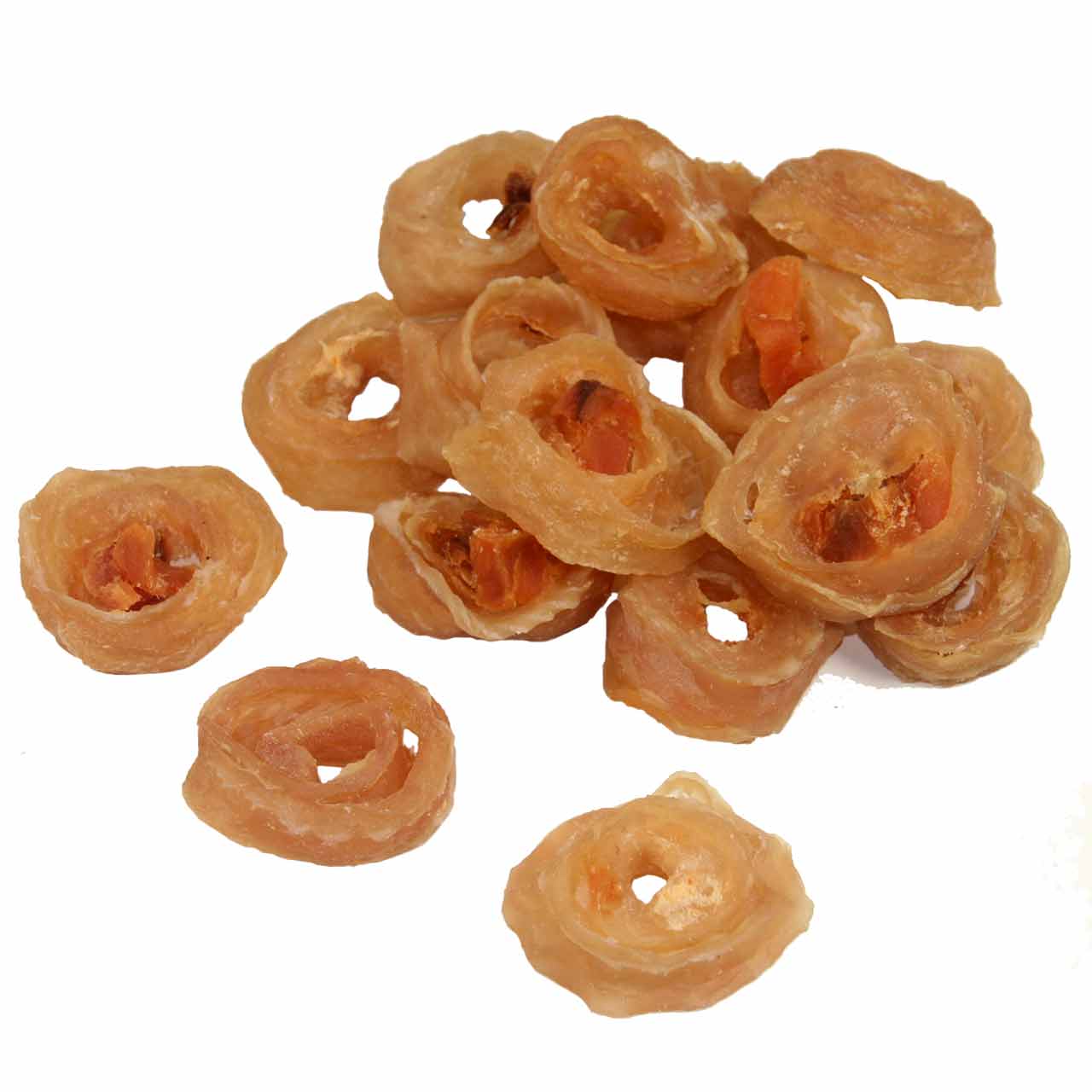Lachsfleisch-Rollies